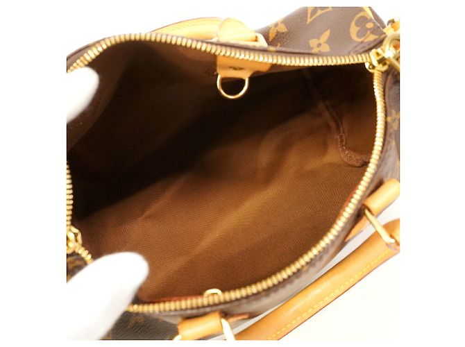 Louis Vuitton Monogram Speedy Bandoulière 25 Handtasche Braun - Ansicht 4