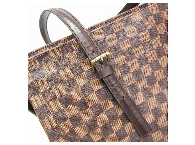Borsa a Spalla Louis Vuitton Damier Chelsea N51119 Marrone Damier ebene - vista 9