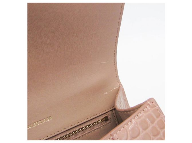 Borsa a mano in pelle da donna Balenciaga Hour Glass 593546 - vista 17