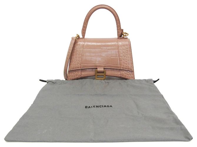 Borsa a mano in pelle da donna Balenciaga Hour Glass 593546 - vista 2