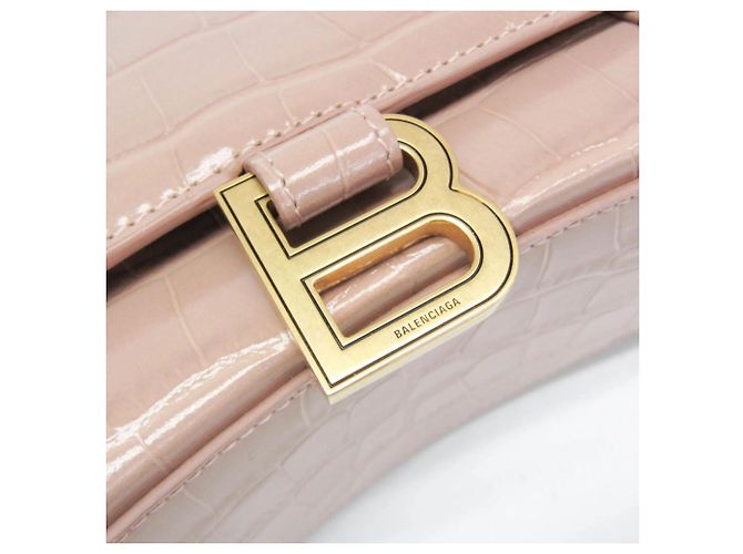 Borsa a mano in pelle da donna Balenciaga Hour Glass 593546 - vista 9