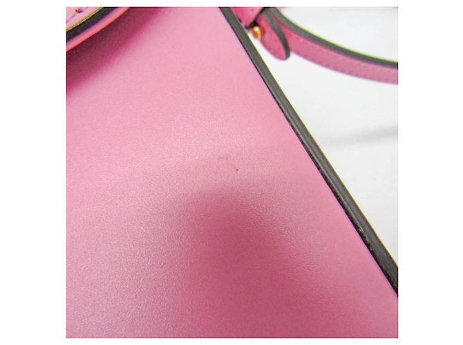 Borsa in pelle da donna Gucci Bamboo 702106 Rosa - vista 10