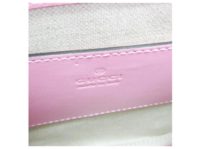 Borsa in pelle da donna Gucci Bamboo 702106 Rosa - vista 14