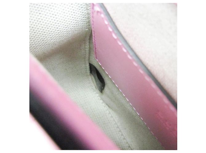 Borsa in pelle da donna Gucci Bamboo 702106 Rosa - vista 16