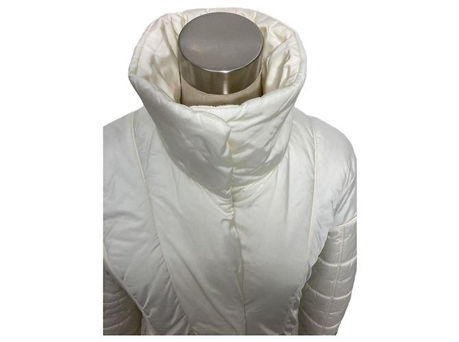 Jaqueta puffer Chanel branca acolchoada Branco - vista 4