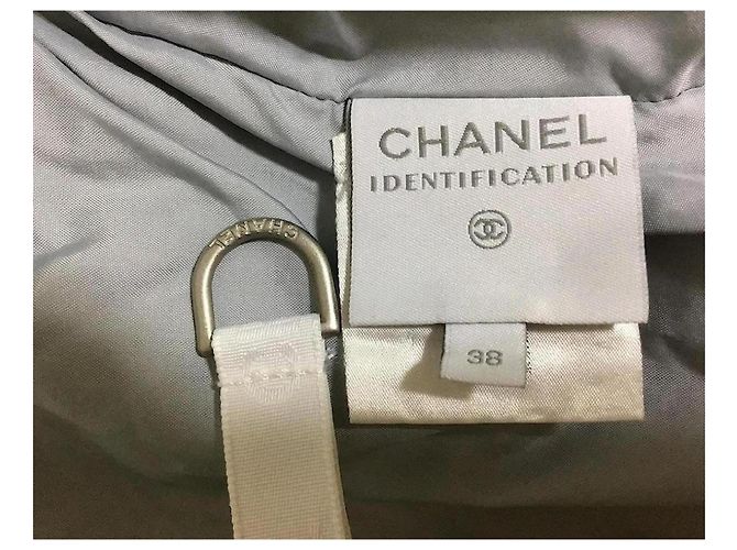 Jaqueta puffer Chanel branca acolchoada Branco - vista 6