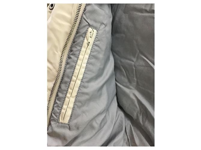 Jaqueta puffer Chanel branca acolchoada Branco - vista 7