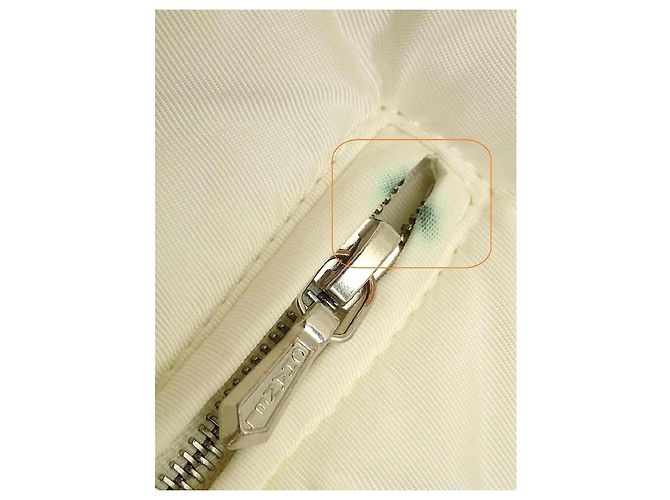 Jaqueta puffer Chanel branca acolchoada Branco - vista 8