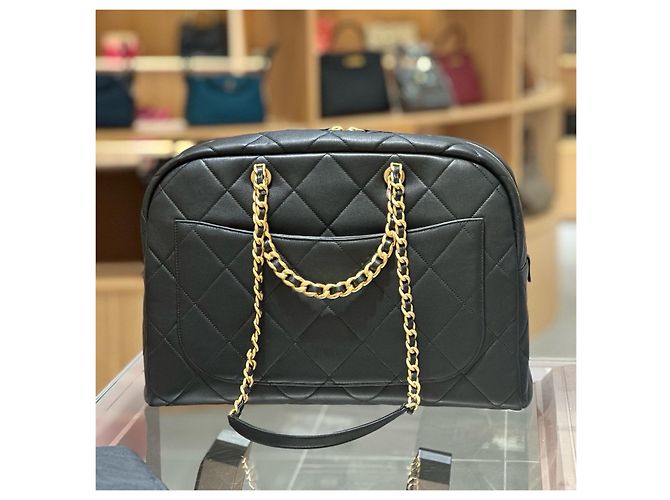 Bolso Bowling Maxi Chanel Negro - vista 2