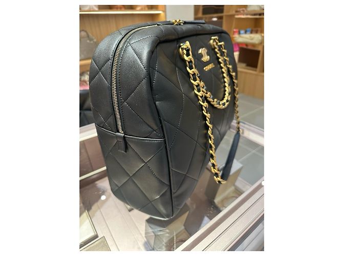 Bolso Bowling Maxi Chanel Negro - vista 3