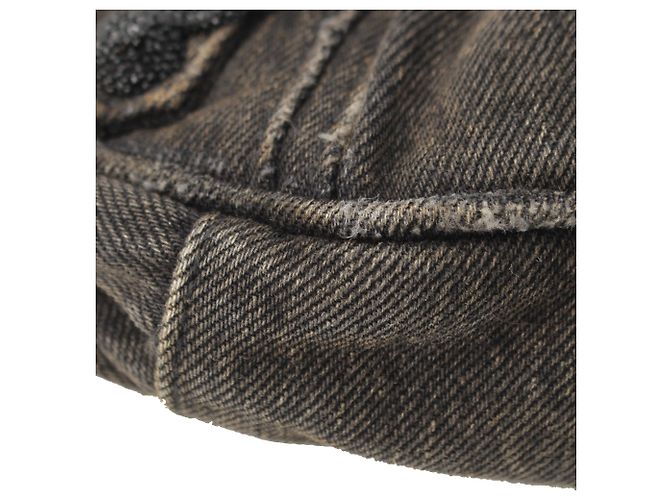 Balenciaga Black Denim Motocross Le Cagole XS Nero - vista 6