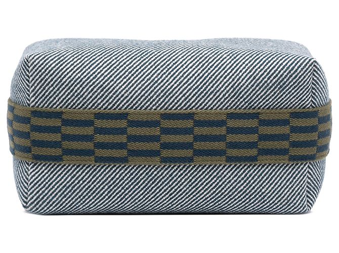 Custodia per bracciale Hermès Blue Small Wool Bride A Brac Natte Blu navy - vista 3