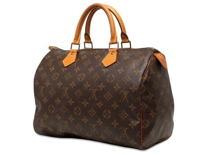 Louis Vuitton Marrone Monogram Speedy 30 - vista 2