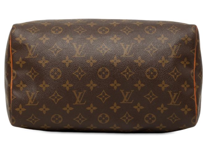 Louis Vuitton Marrone Monogram Speedy 30 - vista 3