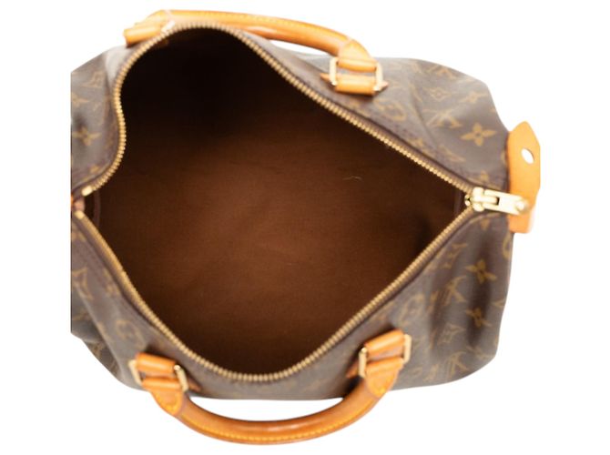 Louis Vuitton Marrone Monogram Speedy 30 - vista 4
