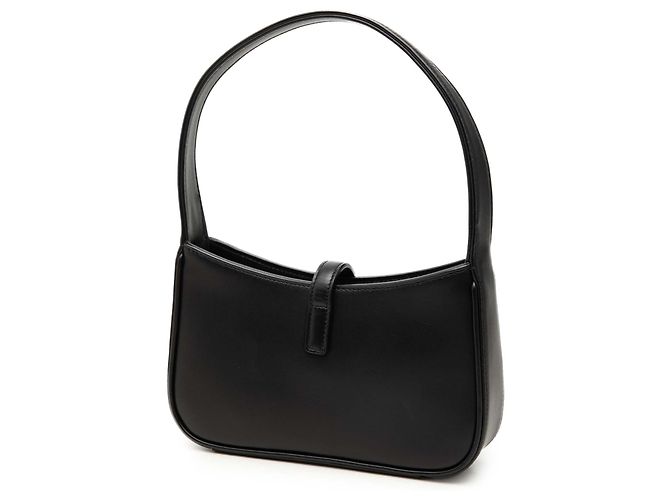 Saint Laurent Mini borsa Le 5 a 7 in pelle liscia nera Nero - vista 2