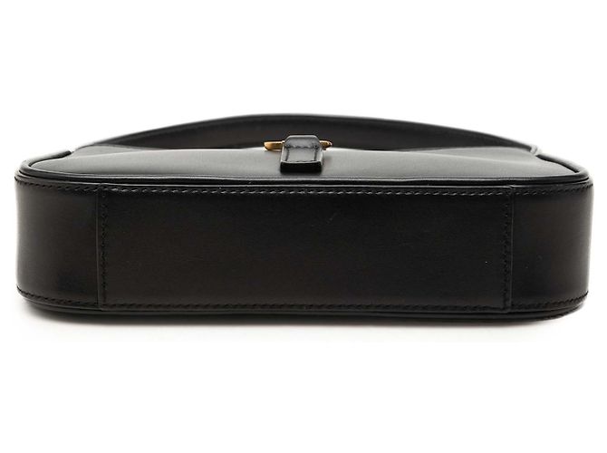 Saint Laurent Mini borsa Le 5 a 7 in pelle liscia nera Nero - vista 3