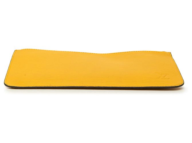 Pochette Louis Vuitton Neverfull in Epi giallo - vista 3