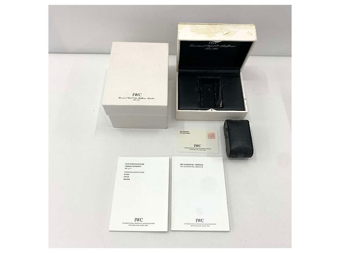 IWC Pilot's Watch Spitfire Chronograph IW371702 Quadrante Bianco/Argento Automatico 42mm Nero Silver hardware - vista 16