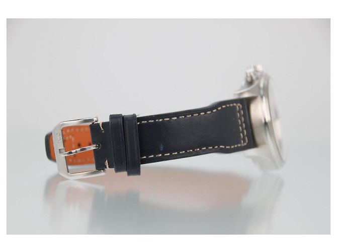 IWC Pilot's Watch Spitfire Chronograph IW371702 Quadrante Bianco/Argento Automatico 42mm Nero Silver hardware - vista 5