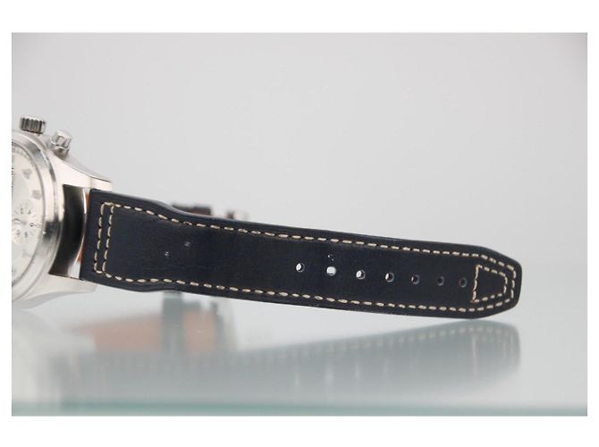 IWC Pilot's Watch Spitfire Chronograph IW371702 Quadrante Bianco/Argento Automatico 42mm Nero Silver hardware - vista 6