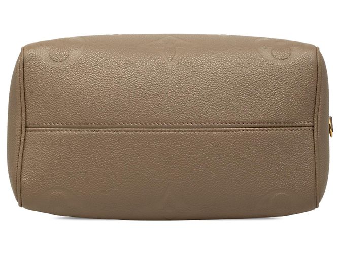 Louis Vuitton Marrone Monogram Empreinte Speedy Bandouliere 25 Taupe - vista 3