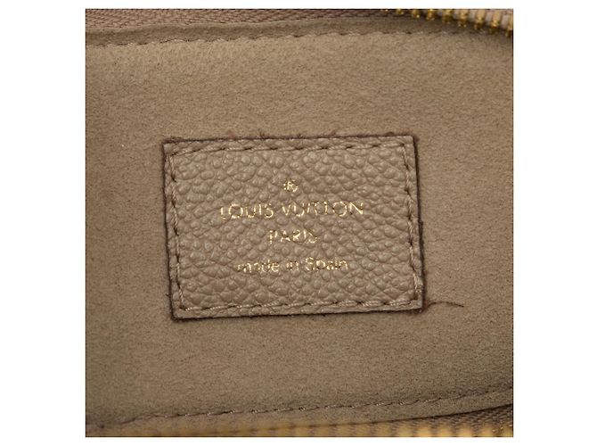 Louis Vuitton Marrone Monogram Empreinte Speedy Bandouliere 25 Taupe - vista 5