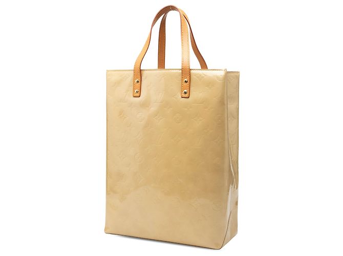 Louis Vuitton Beige Monogram Vernis Reade MM - vista 2