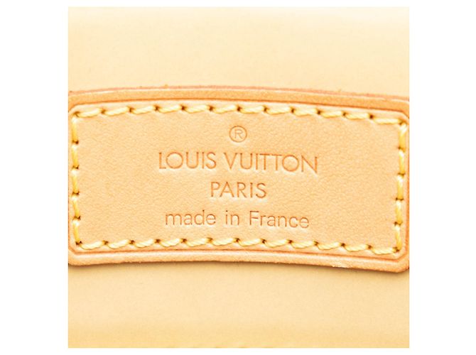 Louis Vuitton Beige Monogram Vernis Reade MM - vista 5