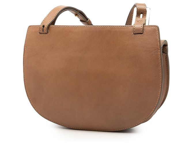 Chloé Brown Mini Calfskin Georgia Crossbody - vista 2