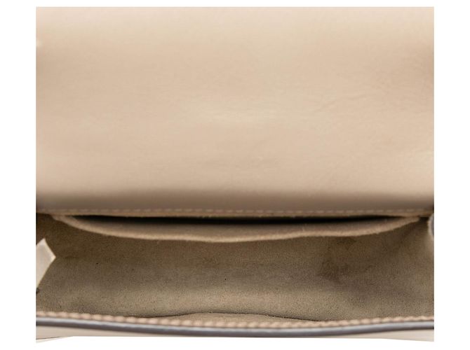 Borsa a tracolla Nile in pelle piccola marrone Chloé Taupe - vista 4