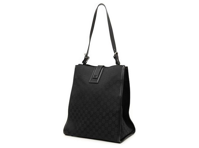 Tote de lona GG negra Gucci Negro - vista 2