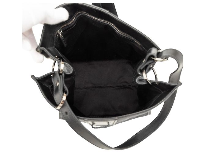 Tote de lona GG negra Gucci Negro - vista 4