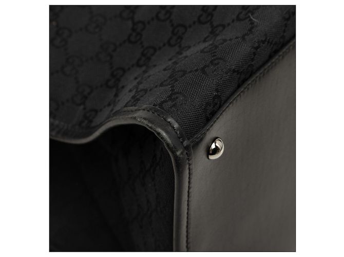 Tote de lona GG negra Gucci Negro - vista 6