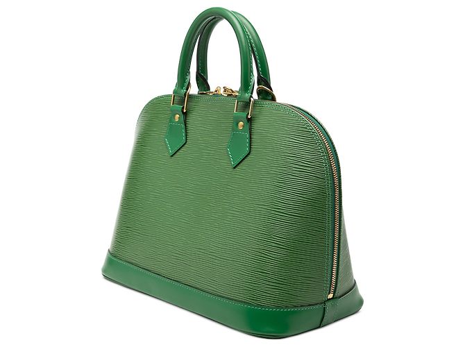 Louis Vuitton Green Epi Alma PM Grün - Ansicht 2
