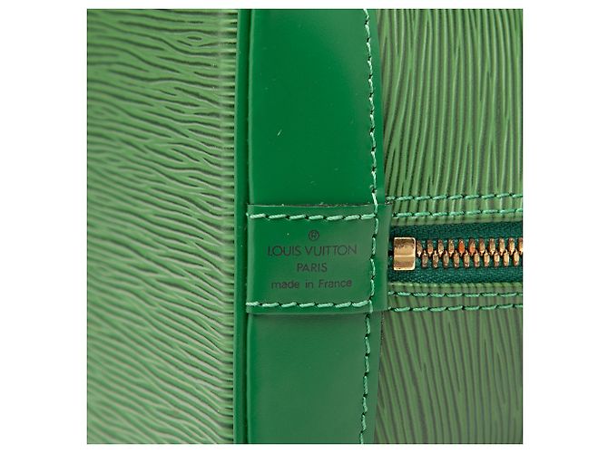 Louis Vuitton Green Epi Alma PM Grün - Ansicht 5