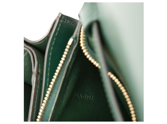 Céline Celine Green Medium Calfskin Classic Box Verde Verde scuro - vista 5