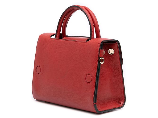 Borsa Diorever in pelle di vitello granulata rossa di Dior Rosso - vista 2