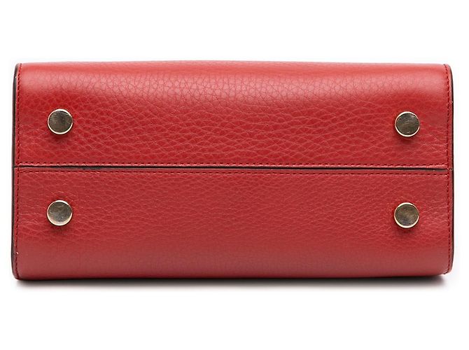 Borsa Diorever in pelle di vitello granulata rossa di Dior Rosso - vista 3