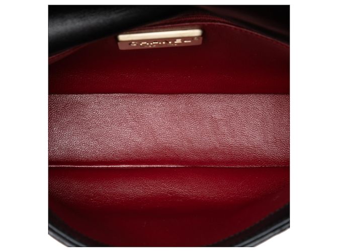 Chanel Black Medium Quilted Lambskin Westminster Pearl Flap Nero - vista 4