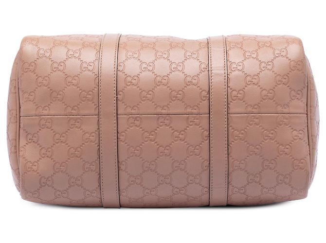 Borsa Boston Guccissima Joy Gucci marrone media Carne - vista 3
