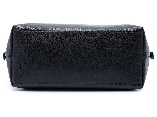 Borsa satchel Gucci Black Medium Calfskin GG Charm Dome Nero - vista 3