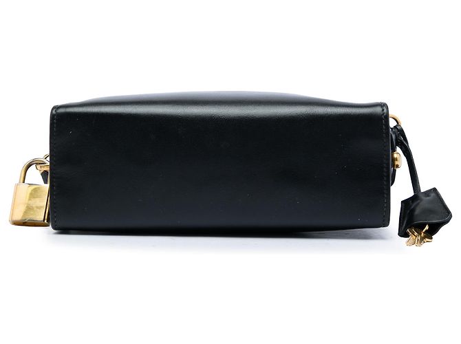 Prada Borsa a tracolla Esplanade in pelle City e Saffiano nera con stampa labbra Nero - vista 3