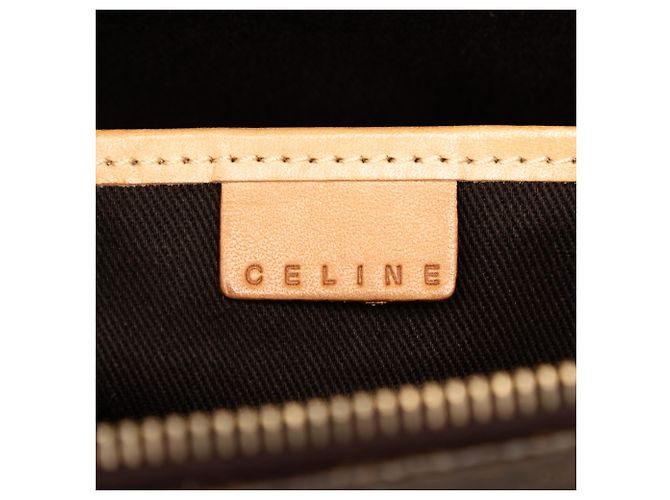 Céline Celine Tote aus beschichtetem Canvas Macadam Braun - Ansicht 5