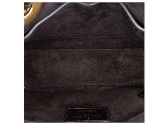 Dior Black Small Crinkled Patent Cannage My ABCDior Lady Dior Schwarz - Ansicht 4
