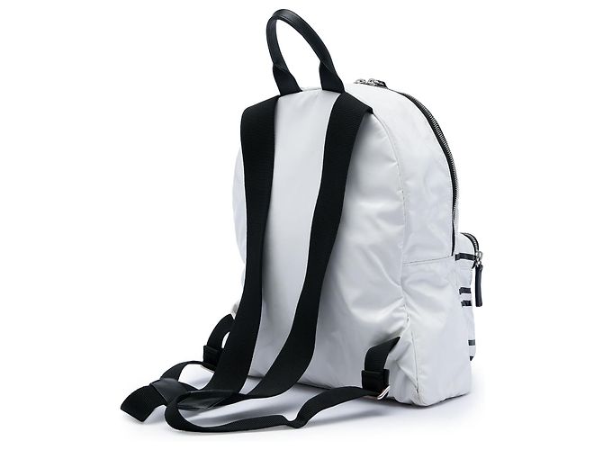 Zaino Chanel White Vinyl La Pausa Bay Bianco - vista 2