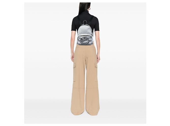 Zaino Chanel White Vinyl La Pausa Bay Bianco - vista 5