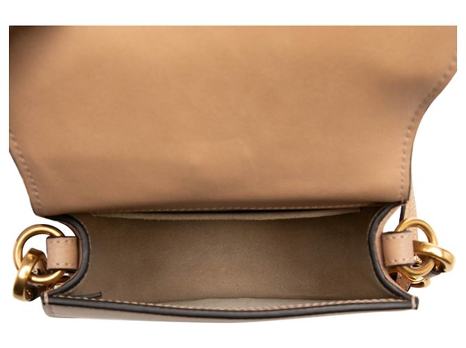 Bolso bandolera Nile de piel pequeño beige Chloé - vista 4
