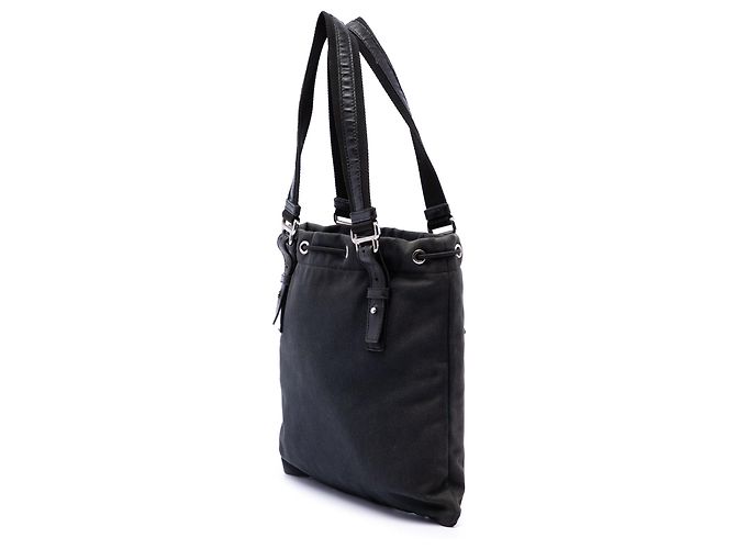 Saint Laurent Black Small Denim Monogram Kahala Tote Schwarz - Ansicht 2