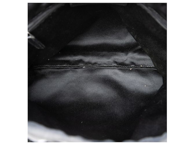 Saint Laurent Black Small Denim Monogram Kahala Tote Schwarz - Ansicht 4